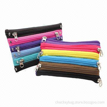Pencil cases, made of polyester
